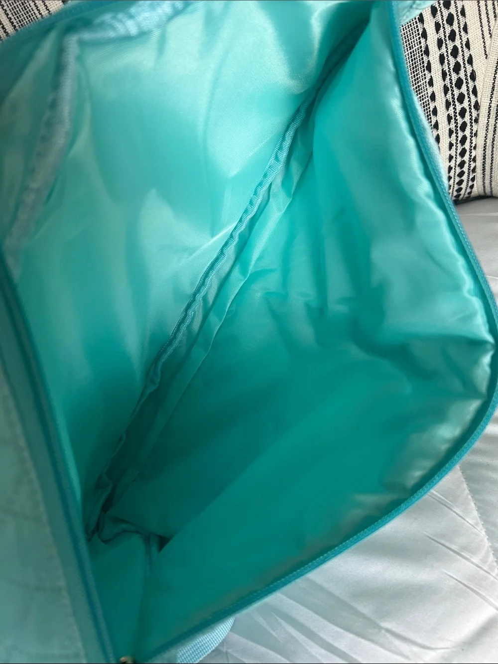Simply Southern Quilted Aqua Sling Bag - Lightweight Crossbody for Women